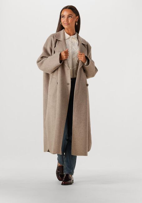 Beige SUMMUM Mäntel JACKET CLASSIC WOOL - large