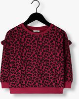 Rosane DAILY BRAT Sweatshirt LEOPARD RUFFLE SWEATER ORELA PURPLE - medium