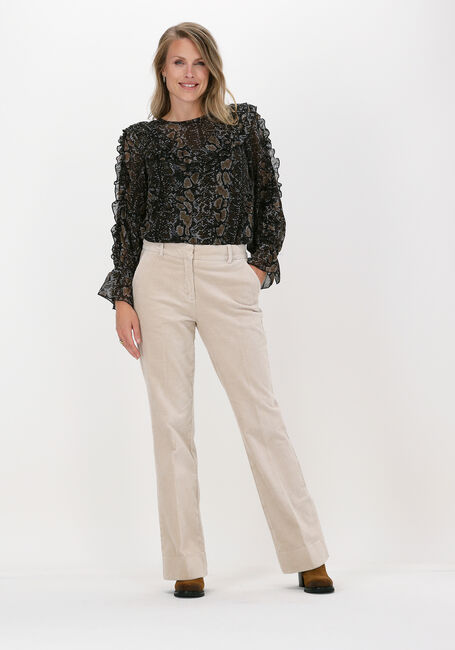 Ecru FIVEUNITS Schlaghose CLARA 393 WINTER WHITE CORDURO - large