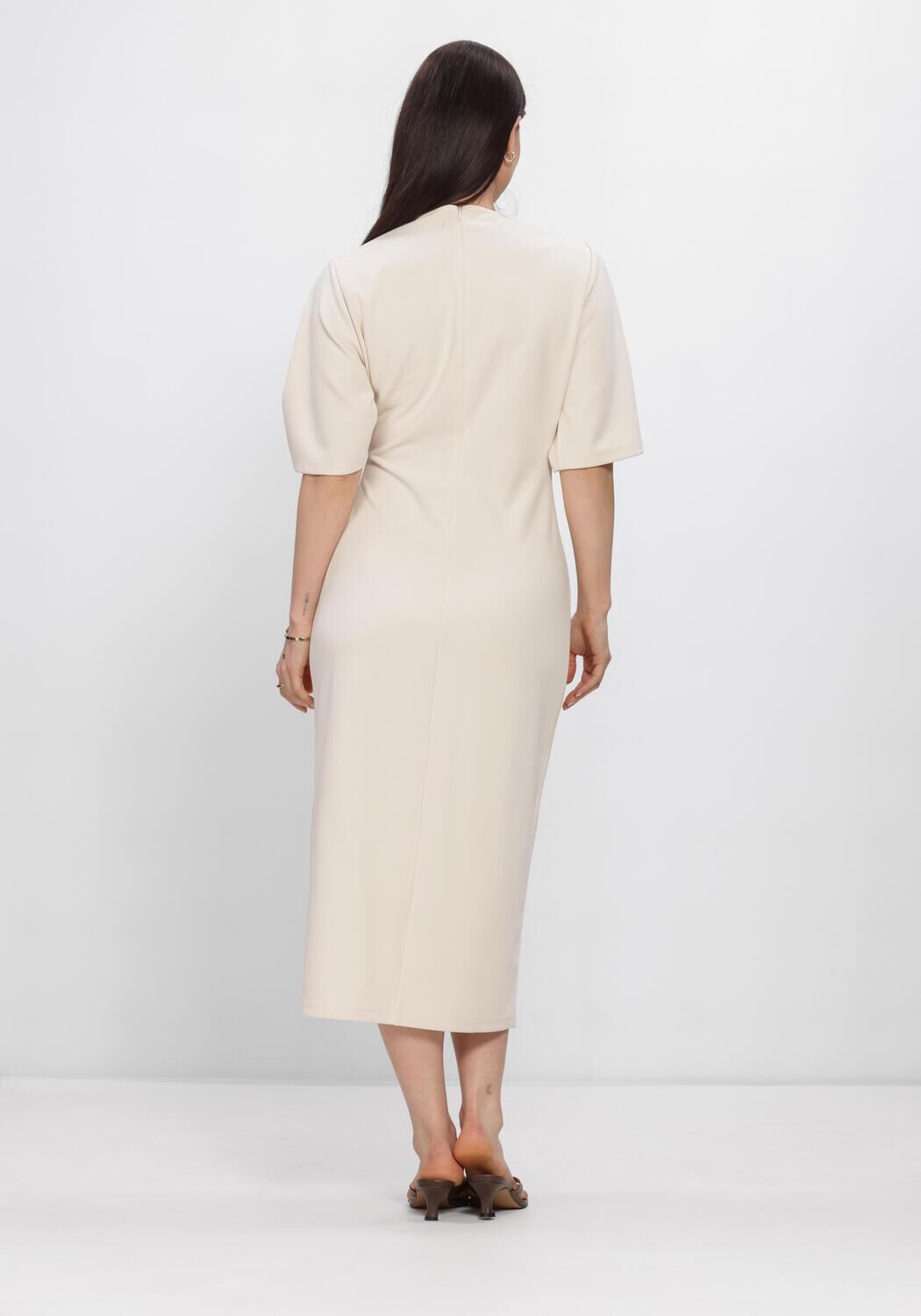 Beige SECOND FEMALE Kleider LIANA DRESS - large