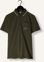 Grüne CAST IRON Polo-Shirt SHORT SLEEVE POLO INJECTED COTTON PIQUE Grüne CAST IRON Polo-Shirt SHORT SLEEVE POLO INJECTED COTTON PIQUE - medium