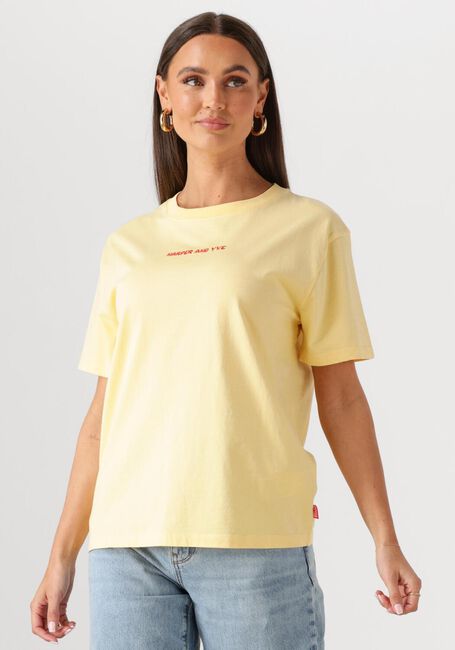 Gelbe HARPER & YVE T-shirt GUILTYLIST-SS - large