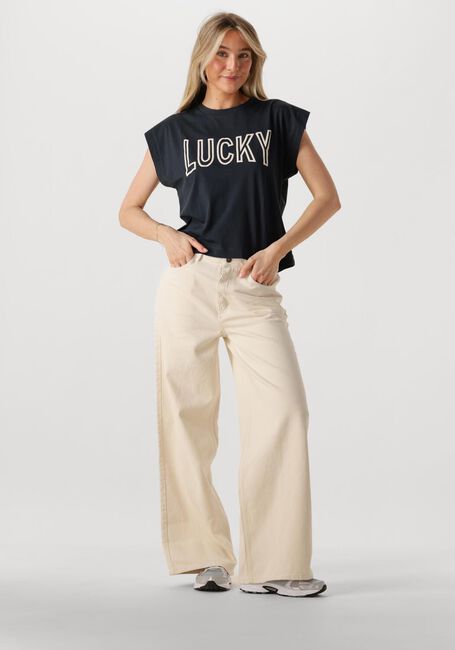 Schwarze BY-BAR Top MASON OPEN LUCKY TOP - large