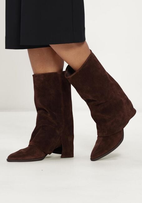 Braune UNISA Hohe Stiefel LARSY - large