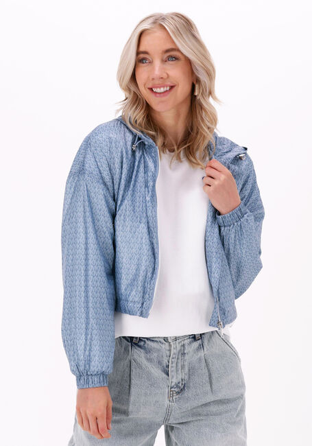 Hellblau MICHAEL KORS Jack MK LOGO CROP BOMBER - large