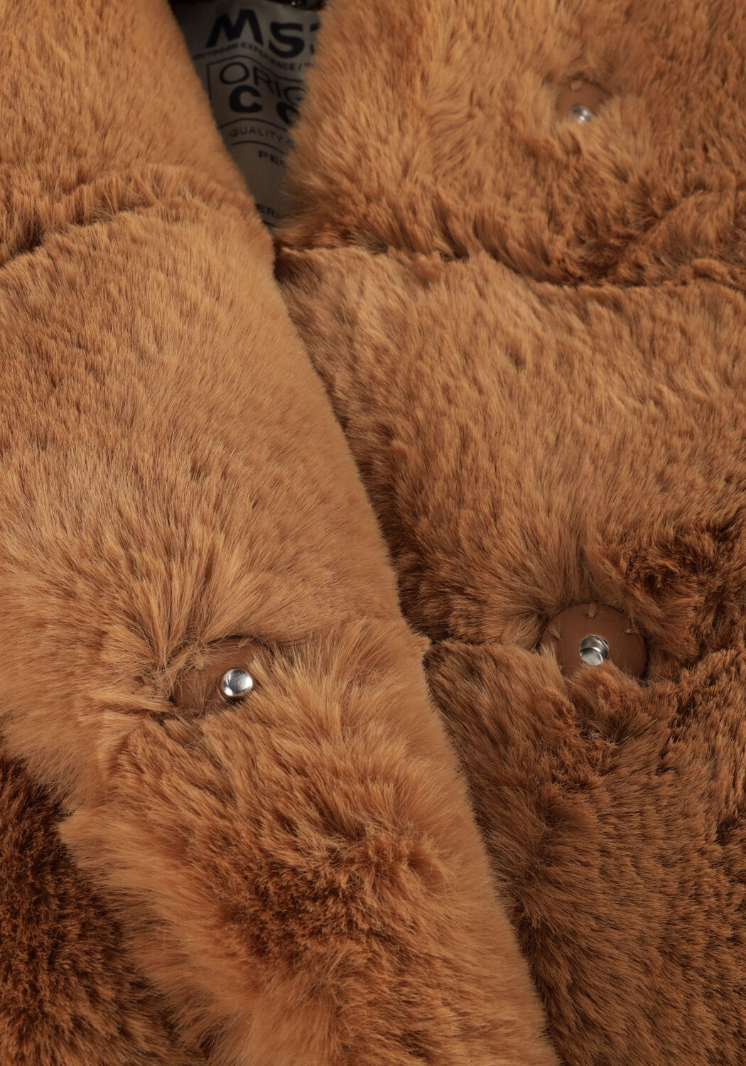 Camelfarbene MOSCOW Fake-Fur-Jack 10-09-NADJANA - large