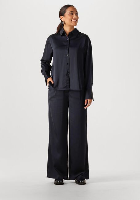 Dunkelblau WITHBLACK Hose WBLDAGMAR SATEEN PANT - large