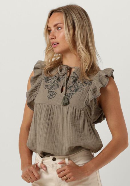 Grüne CIRCLE OF TRUST Bluse SIMONE BLOUSE - large