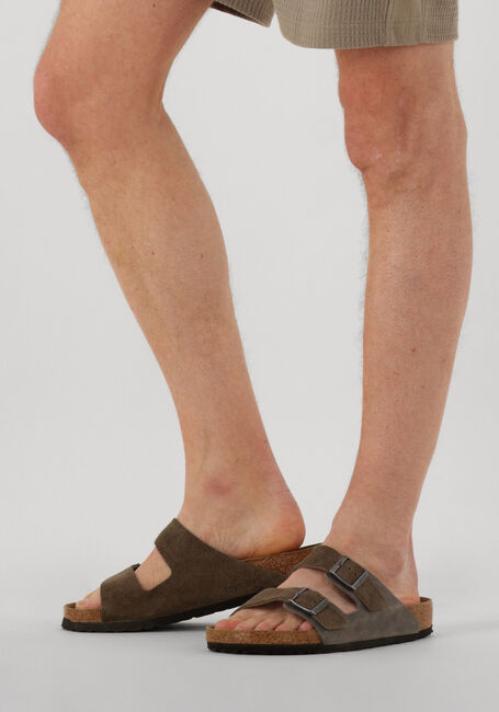 Braune BIRKENSTOCK Pantolette ARIZONA HEREN - large