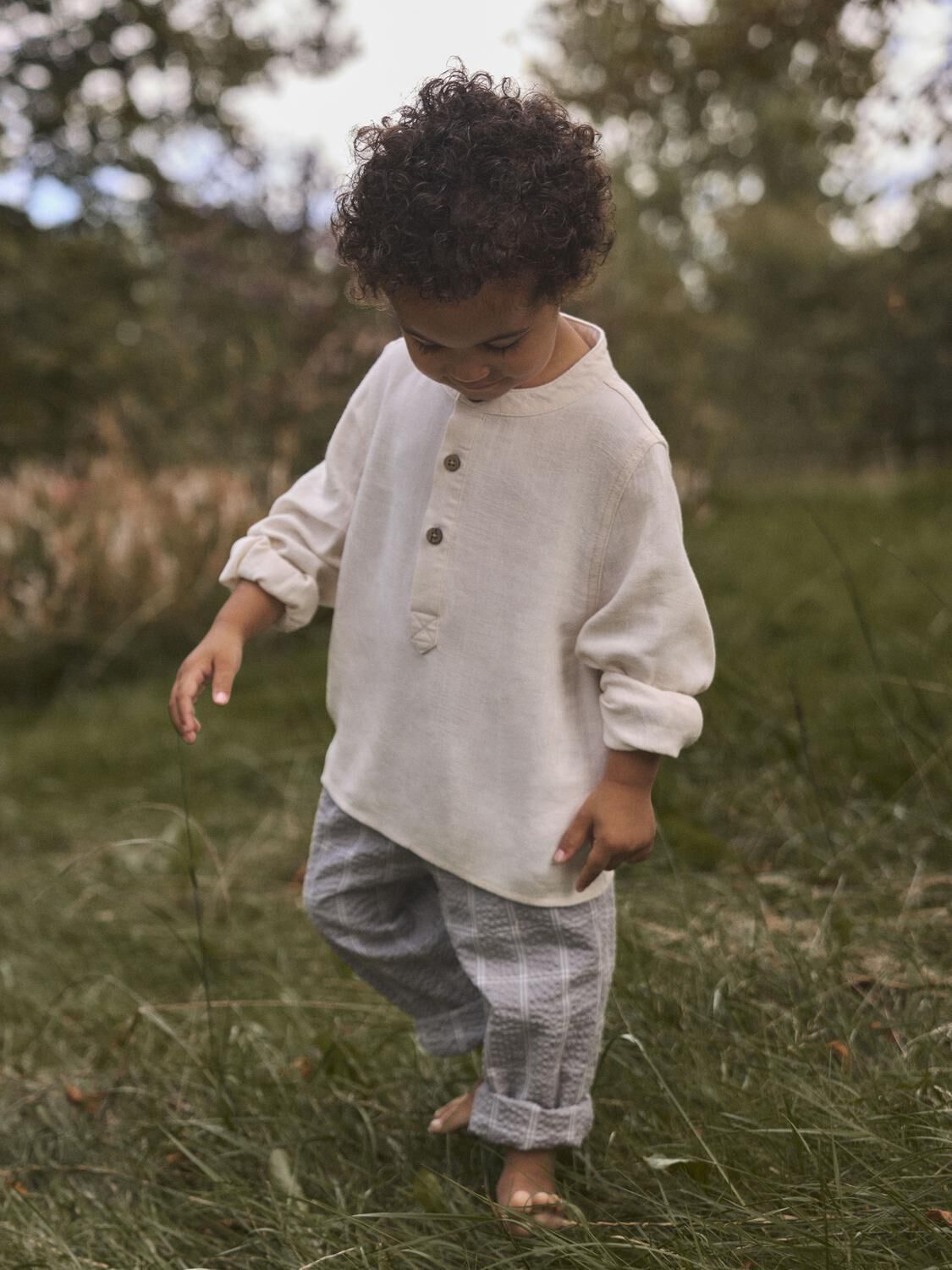 Wei&szlig;e LIL' ATELIER Polos & T-Shirts NMMFREDDIE LS LOOSE SHIRT LIL - large