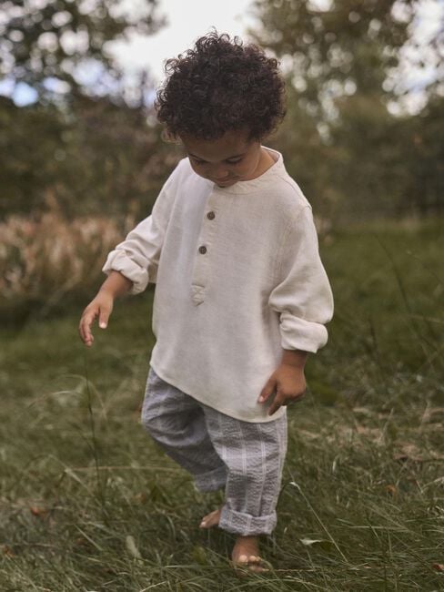 Wei&szlig;e LIL' ATELIER Polos & T-Shirts NMMFREDDIE LS LOOSE SHIRT LIL - large