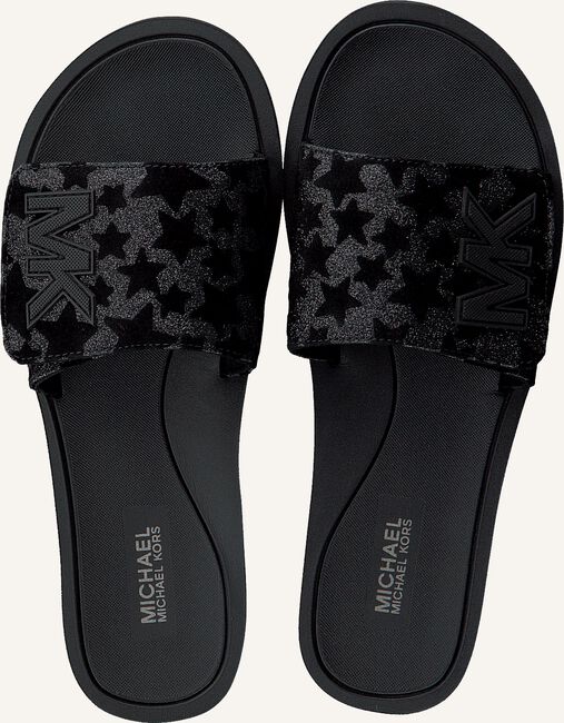 Schwarze MICHAEL KORS Pantolette MK SLIDE Schwarze MICHAEL KORS Pantolette MK SLIDE - large