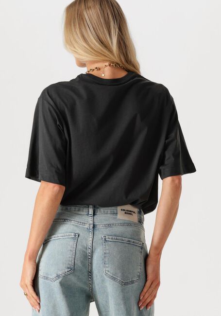 Schwarze REFINED DEPARTMENT T-shirt MAGGY - large