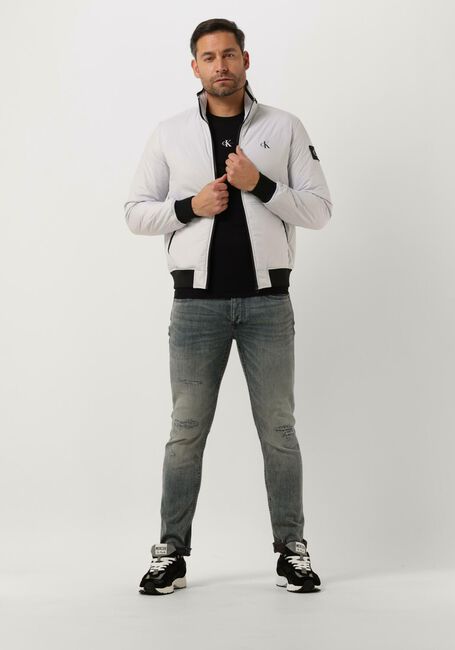 Schwarze CALVIN KLEIN T-shirt MICRO MONOLGO TEE - large