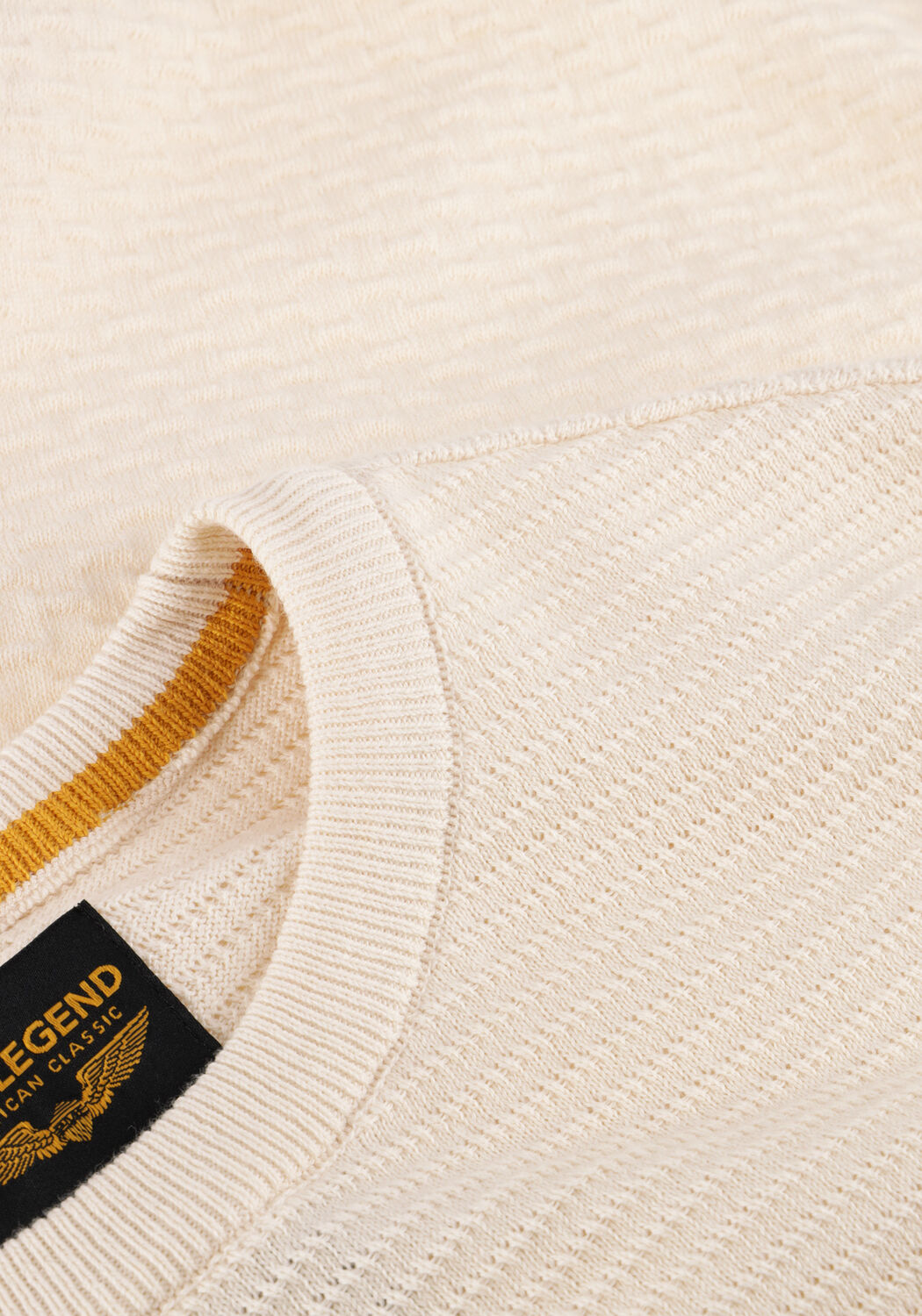 Ecru PME LEGEND Pullover COTTON MOULINE - large