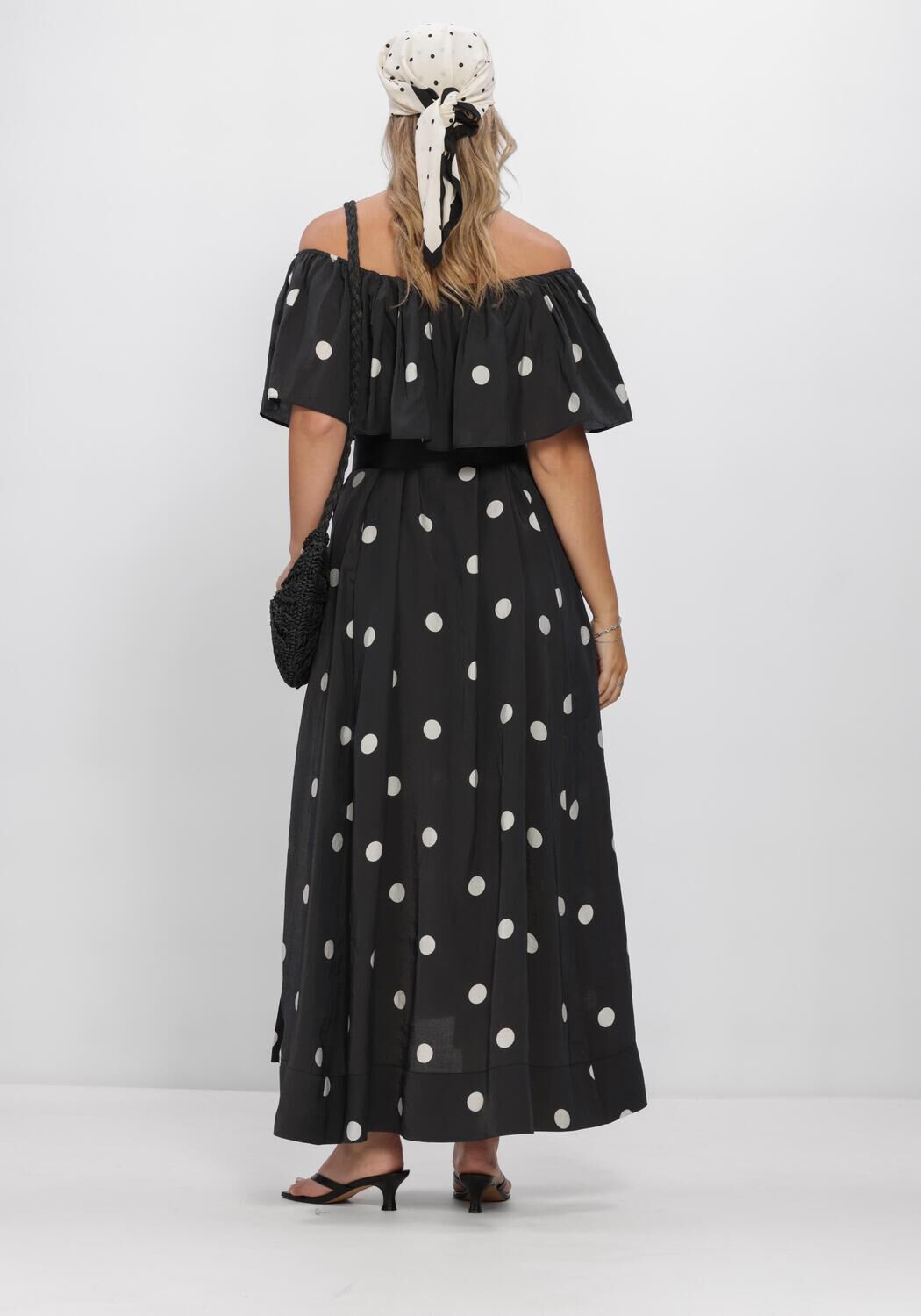 Schwarze COPENHAGEN MUSE Maxikleid CMFIE-DRESS - large
