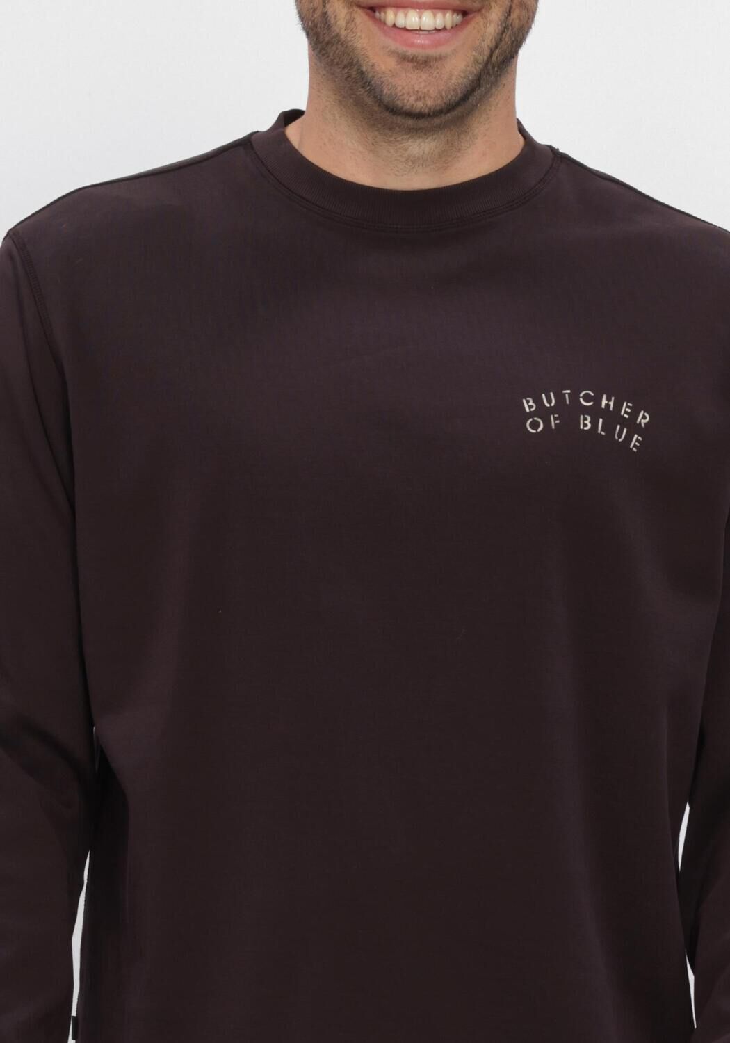 Braune BUTCHER OF BLUE T-shirt MERCER LAYER TEE LS - large