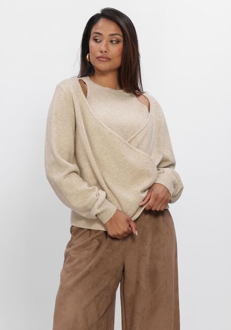 Beige NUKUS Pullover MEREL PULLOVER LUREX - large
