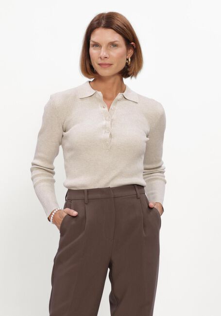 Sand BRUUNS BAZAAR Rollkragenpullover ANEMONEBBVALEA KNIT POLO - large