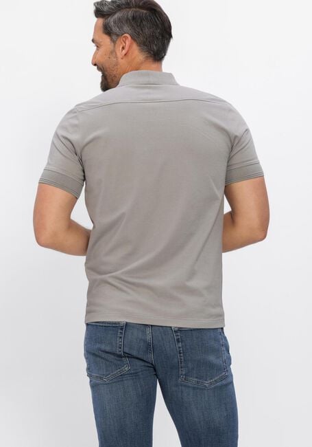 Taupe GENTI Polo-Shirt POLO 3 BUTTON SS 1219 - large