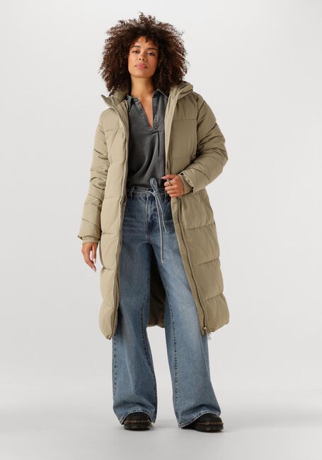 Sand WITHBLACK Wattierte Jack WBLGLORIAN LONG PUFFER JACKET - large