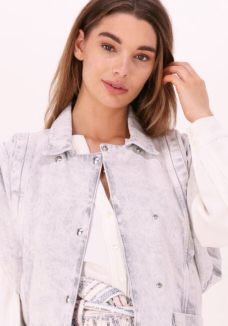 Hellgrau IRO Jeansjacke ANDIOL - large