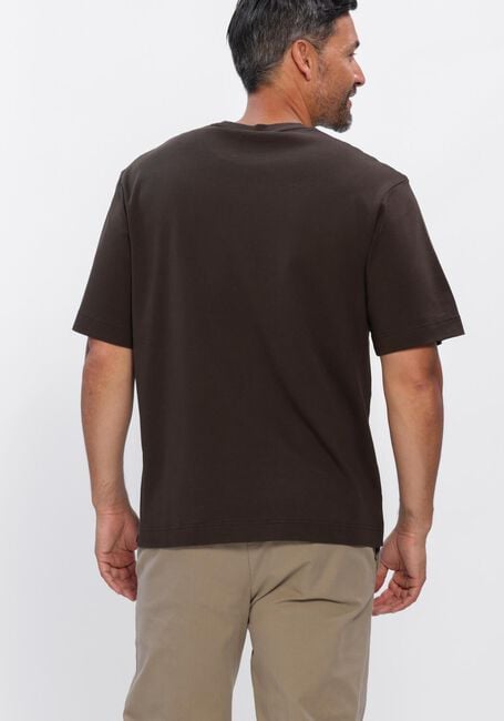 Braune PROFUOMO T-shirt T-SHIRT CREW NECK HEAVY COTTON - large