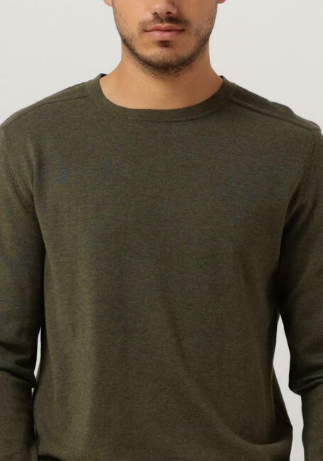 Grüne SELECTED HOMME Pullover SLHBERG CREW NECK NOOS - large