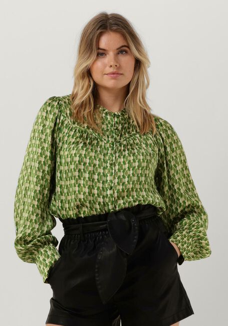 Grüne NOTRE-V Bluse NV-BEAU BLOUSE PRINT - large