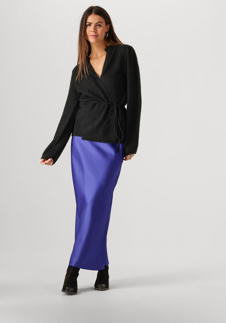 Schwarze MSCH COPENHAGEN Strickjacke MSCHGUSTEL HOPE WRAP CARDIGAN - large