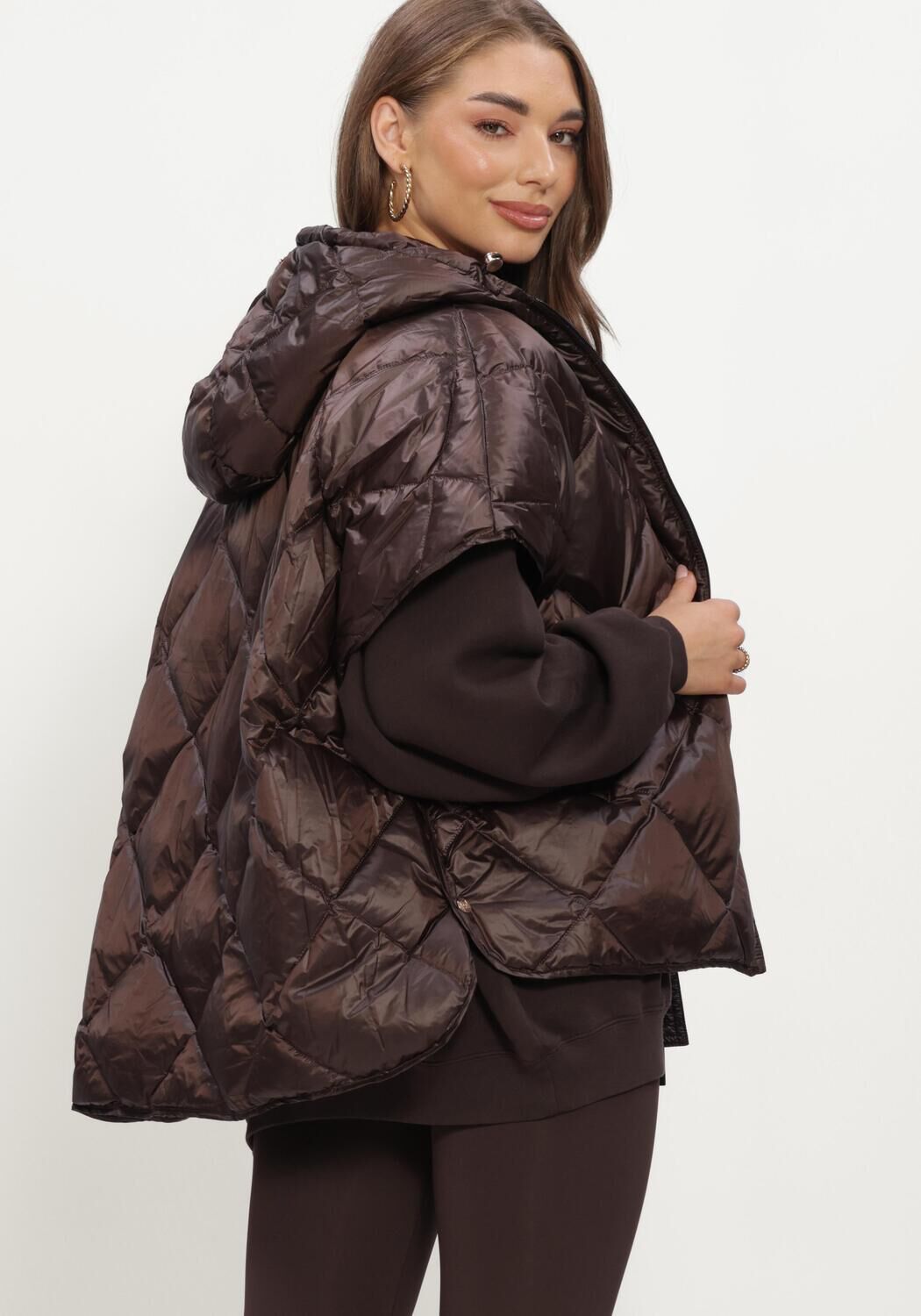 Braune DEBLON SPORTS Bodywarmer BOWIE CAPE - large