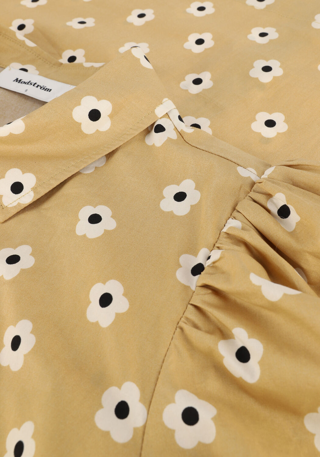 Ocker MODSTR&Ouml;M Minikleid ROSSA PRINT DRESS - large