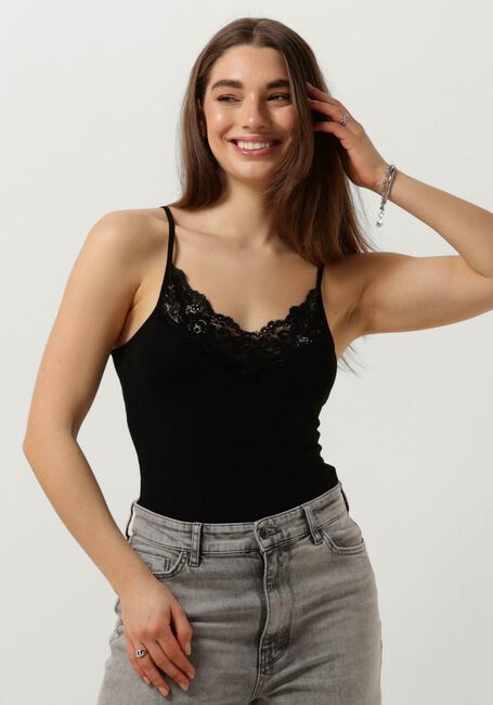 Schwarze JANSEN AMSTERDAM Top V306 SINGLET - large