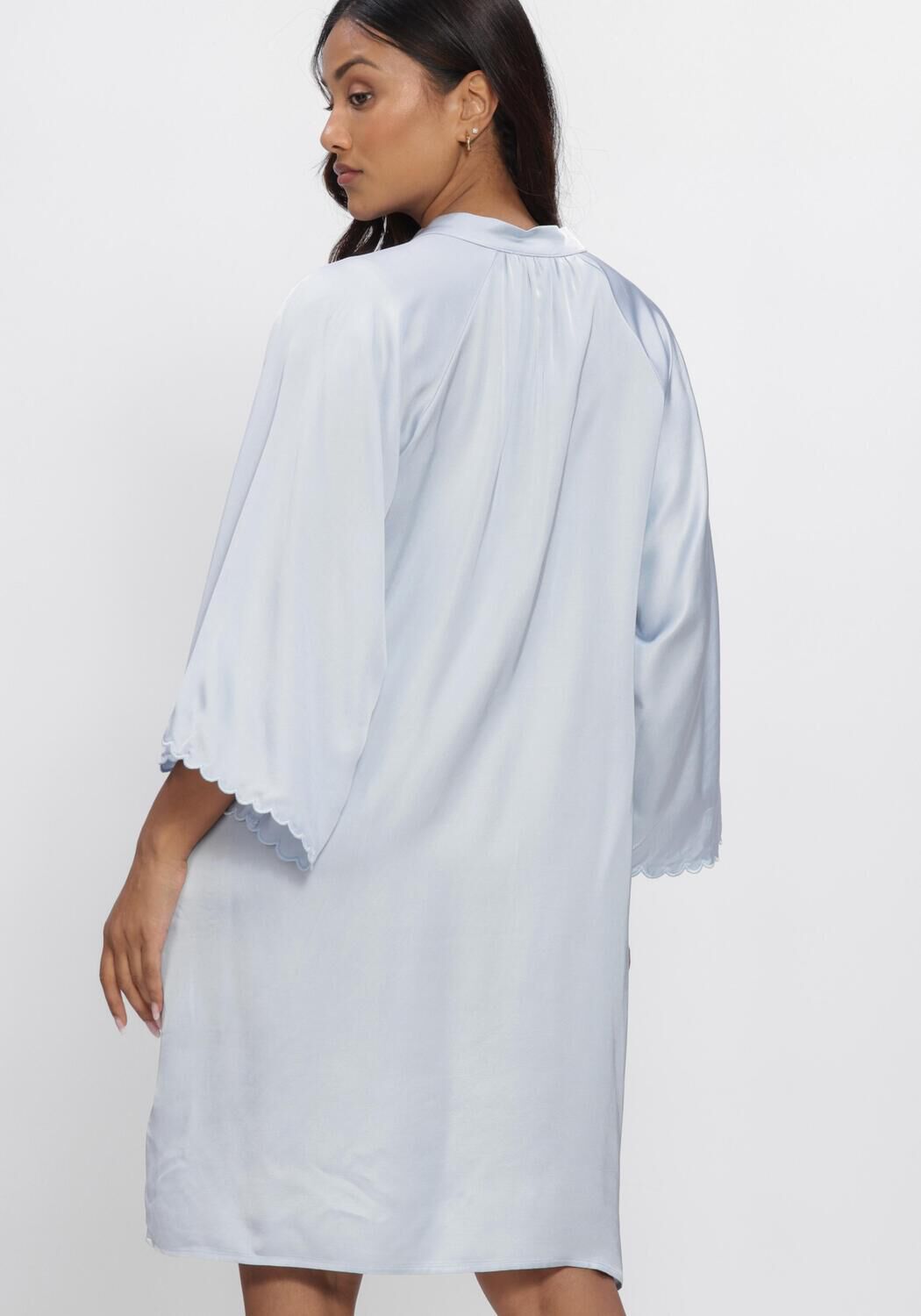 Blaue BRUUNS BAZAAR Minikleid WECKIABBWENDISA DRESS - large