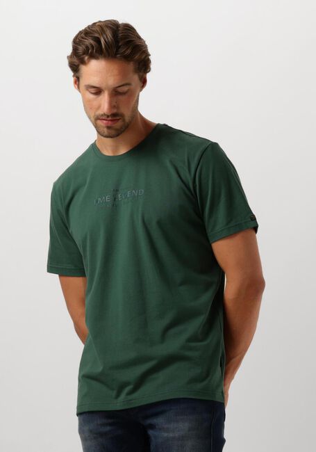 Grüne PME LEGEND T-shirt SHORT SLEEVE R-NECK COTTON ELASTANE JERSEY - large