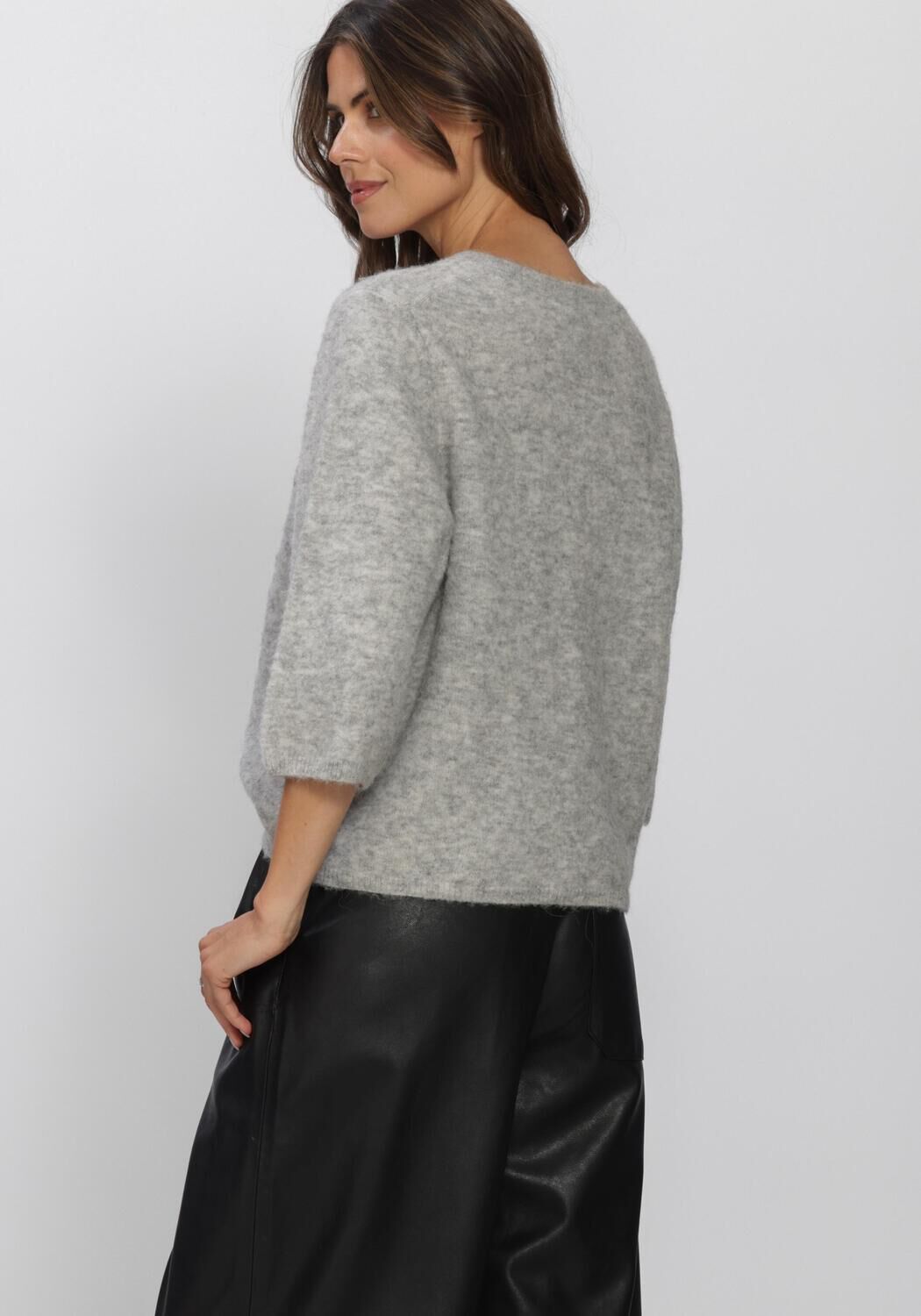 Graue KNIT-TED Strickjacke MEG CARDIGAN - large