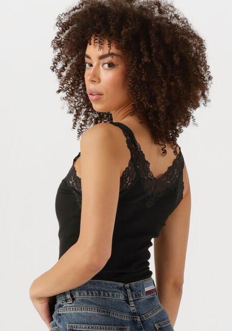 Schwarze ROSEMUNDE Top BERNADINE SL REGULAR V-NECK TOP - large