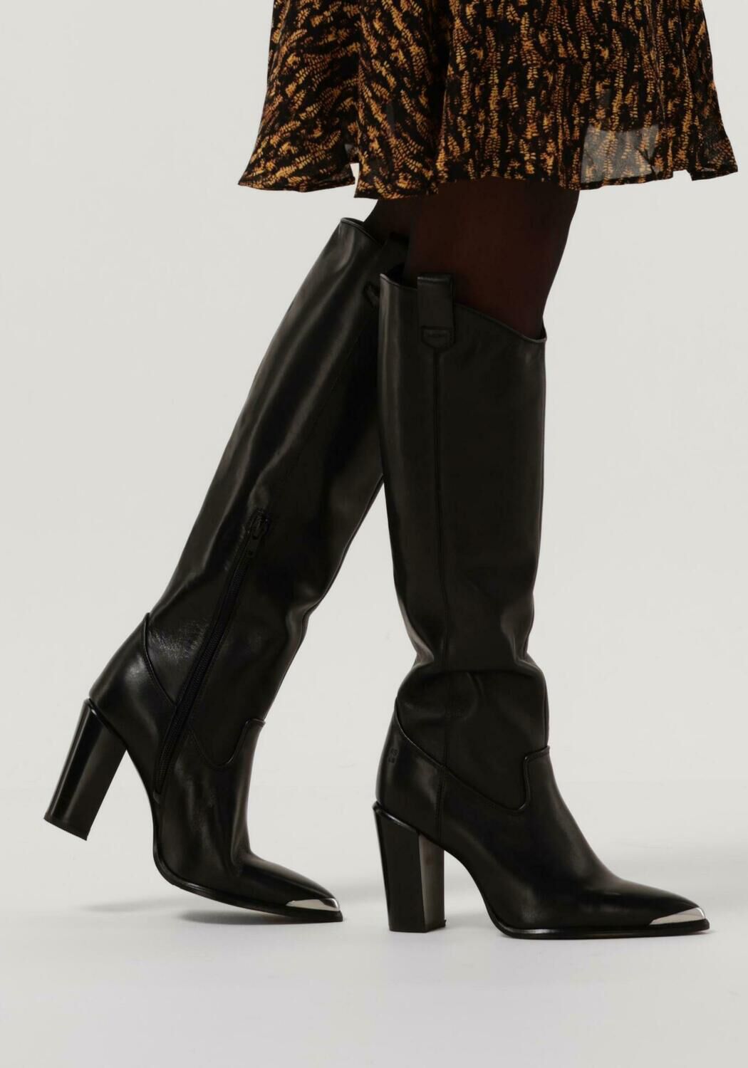 Schwarze BRONX Hohe Stiefel NEXT AMERICANA LONG - large