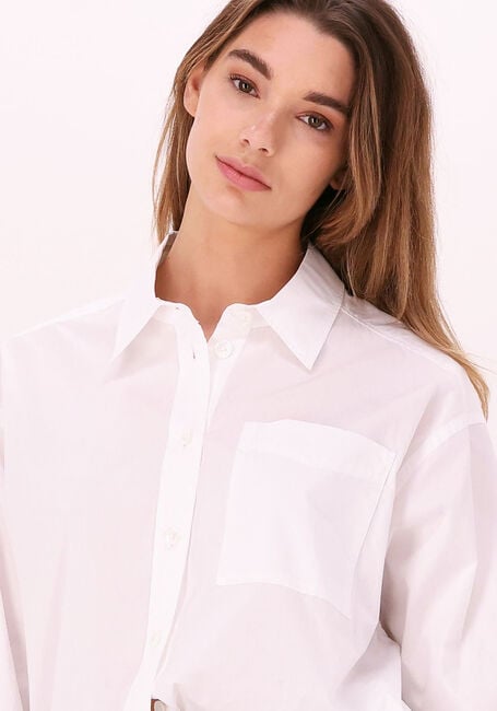 Weiße VANILIA Blusen CLASSIC SHIRT POPLIN - large