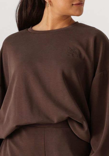 Braune NUKUS Sweatshirt GABI PULLOVER - large