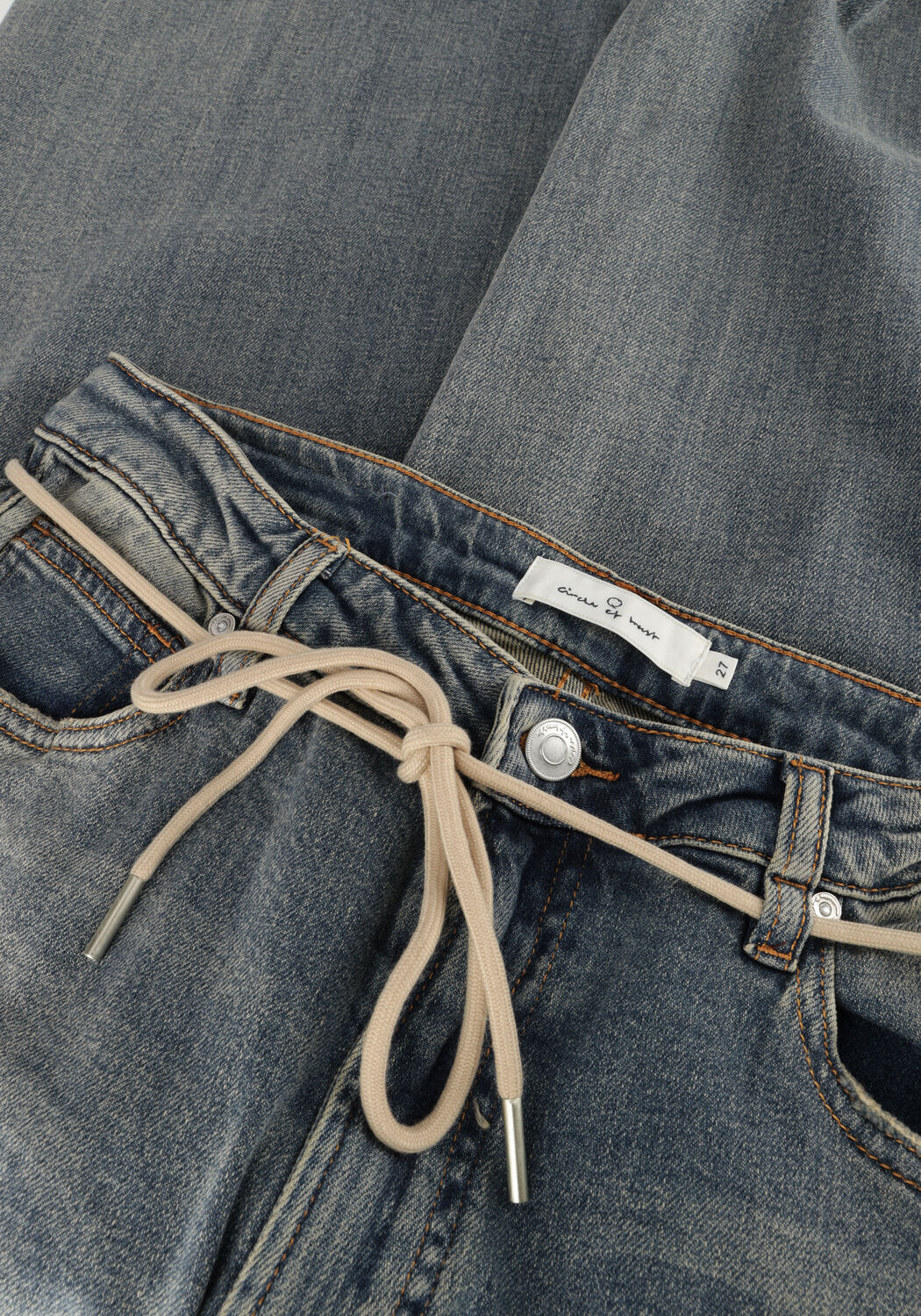 Blaue CIRCLE OF TRUST Wide jeans JONA WIDE LEG - large