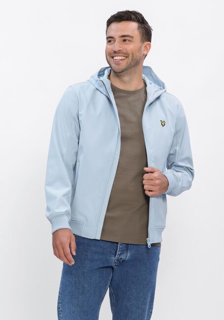 Hellblau LYLE & SCOTT Jack MESH BACK SOFTSHELL JACKET - large