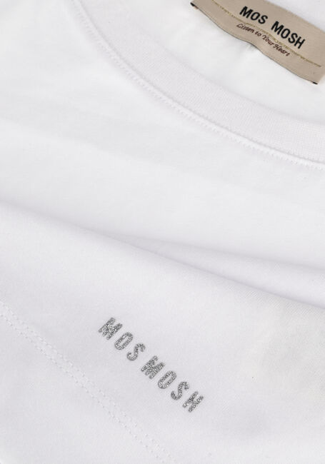 Weiße MOS MOSH T-shirt AWE O-SS ANGLALEE TEE - large