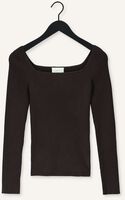 Braune NEO NOIR Top CORINE KNIT BLOUSE Braune NEO NOIR Top CORINE KNIT BLOUSE - medium