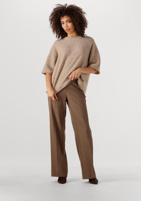 Braune SECOND FEMALE Weite Hose NEEL CLASSIC TROUSERS - large