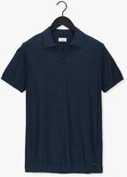Blaue DSTREZZED Polo-Shirt POLO S/S MELANGE SLUB