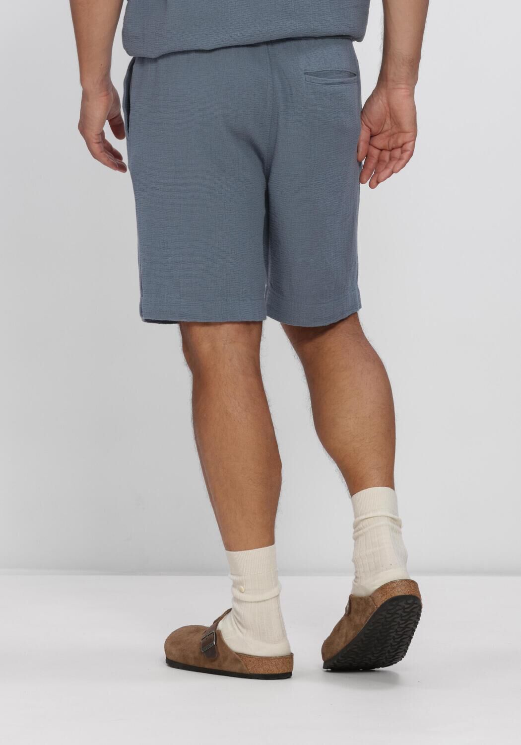 Blaue SELECTED MEN Hosen SLHREGCAL SHORTS - large