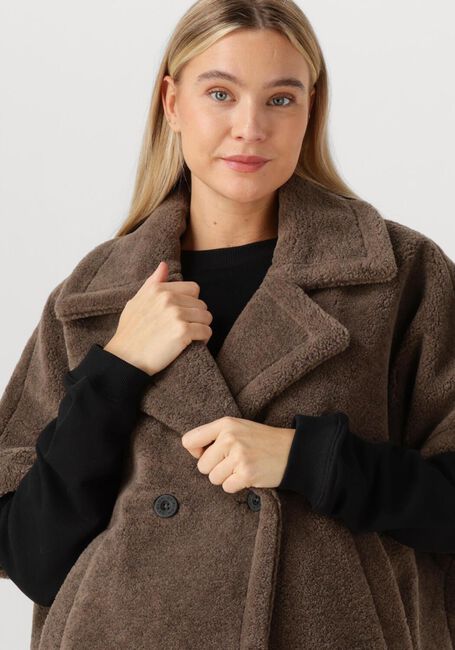 Braune DEBLON SPORTS Teddy-Jacke JAIMY BODYWARMER - large