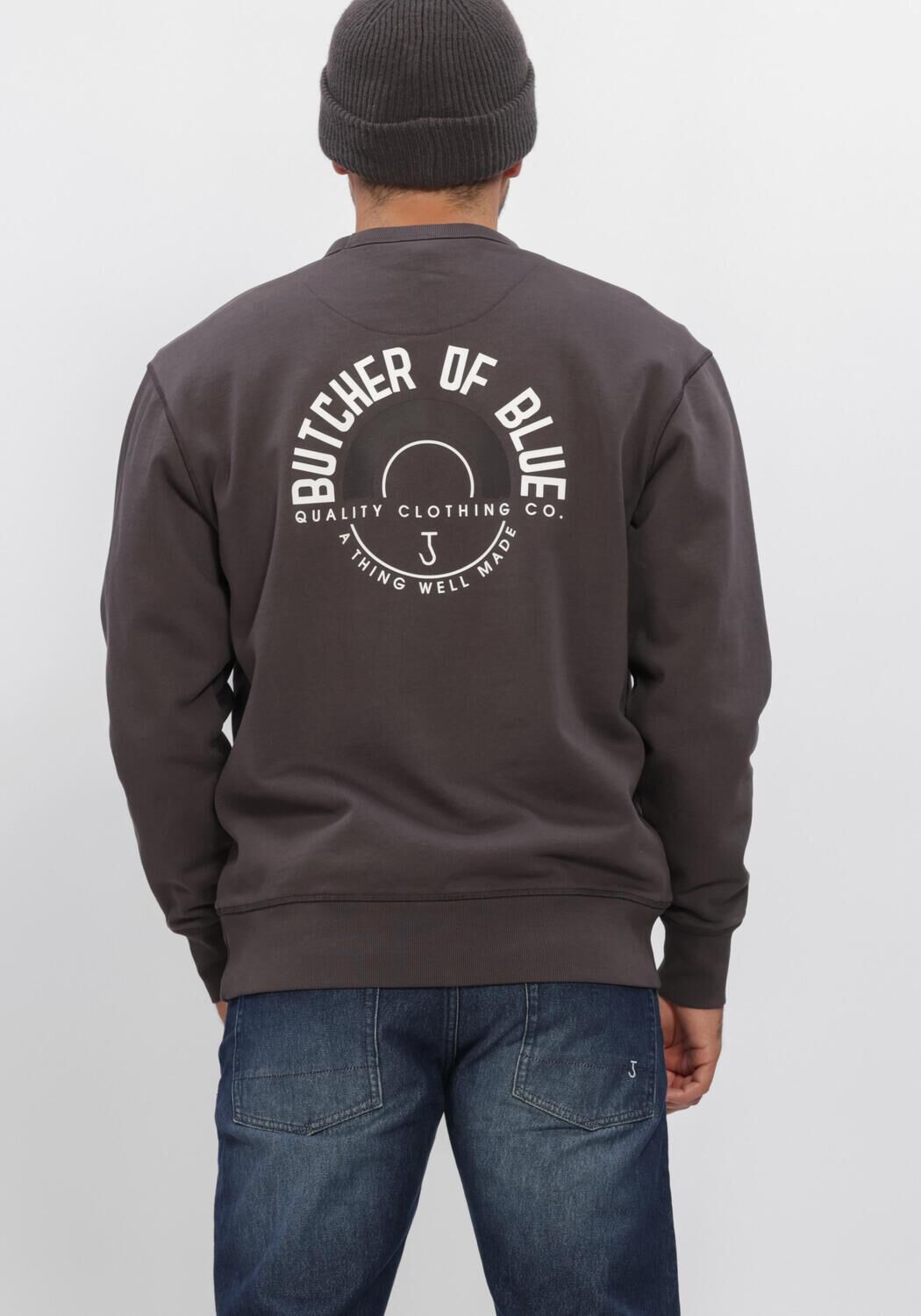 Dunkelgrau BUTCHER OF BLUE Pullover CIRCLE CREW - large