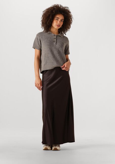 Braune MY ESSENTIAL WARDROBE Maxirock ESTELLEMW LONG SKIRT - large